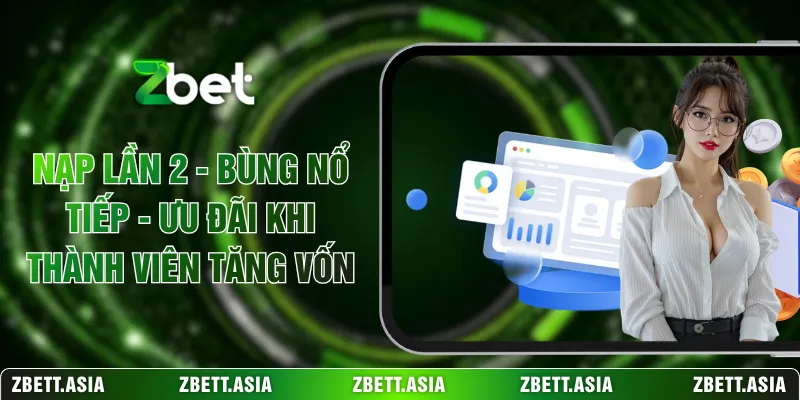 Nạp Lần 2 - Bùng Nổ Tiếp - Ưu Đãi Khi Thành Viên Tăng Vốn